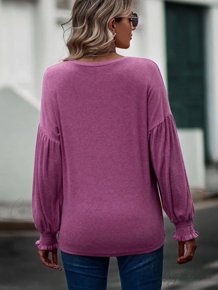 with Neck Dropped Flounce Round Arm and T-Shirt Shoulder