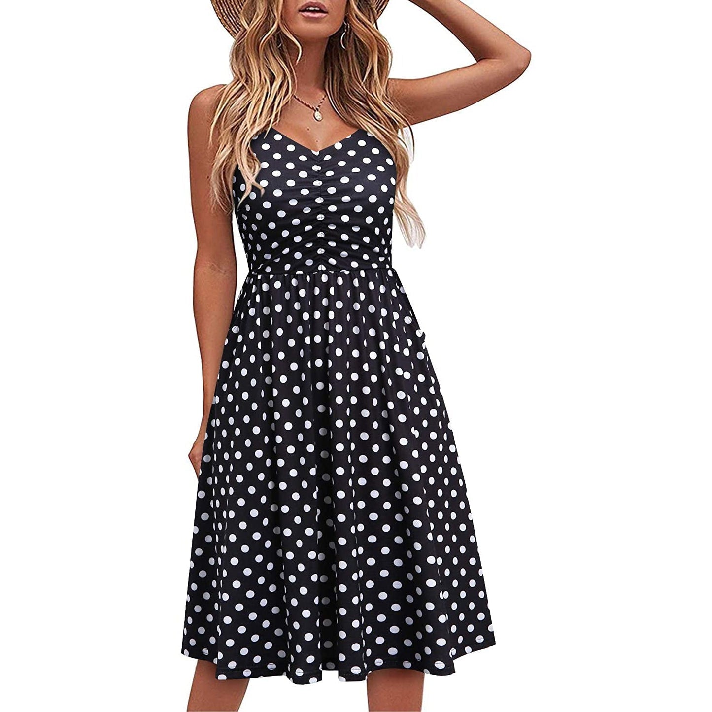 Sleeveless Cotton Summer Beach Dress for Women