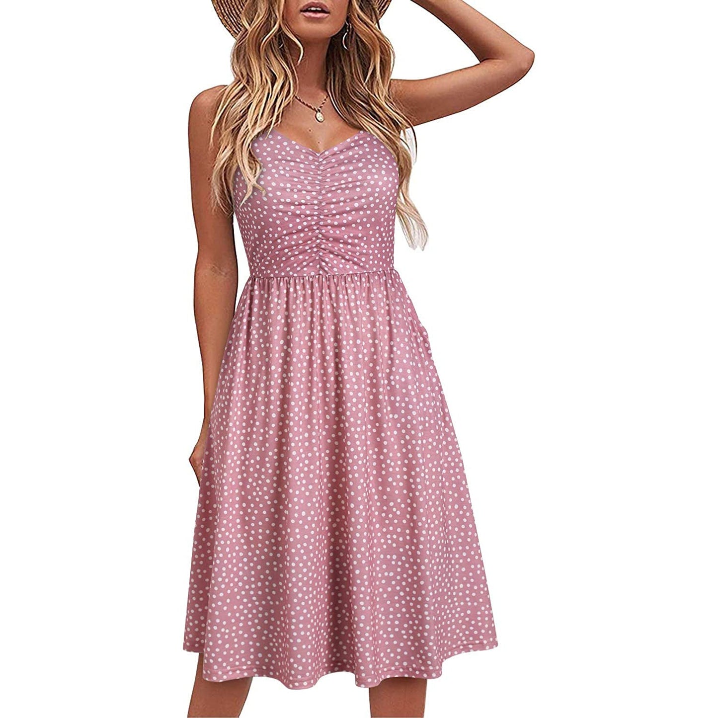 Sleeveless Cotton Summer Beach Dress for Women