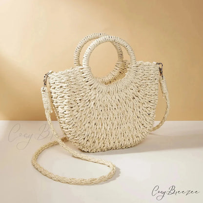 Women Suede Adjustable Crossbody Handbag Beige handbag-250126