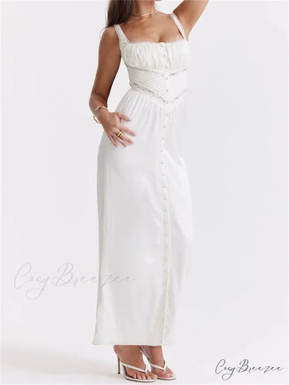 Women Y2K Low Cut Square Neck Boho Lace Floral Patchwork Sleeveless Strap Ruched Vestidos Sundress