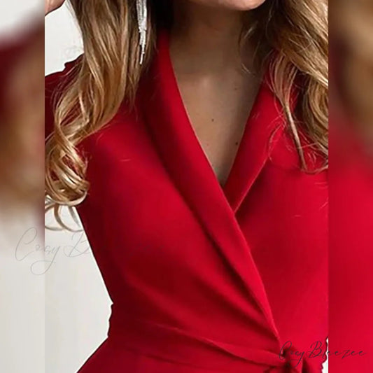 Women’s A Line Modern Dress Blazer