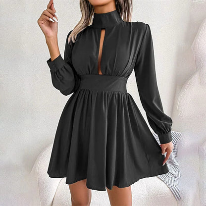 Turtleneck Mini Dress for Women