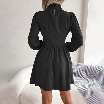 Turtleneck Mini Dress for Women