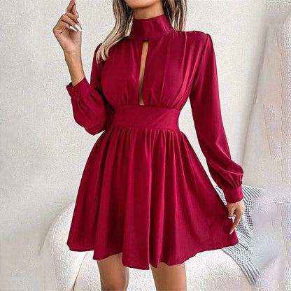 Turtleneck Mini Dress for Women