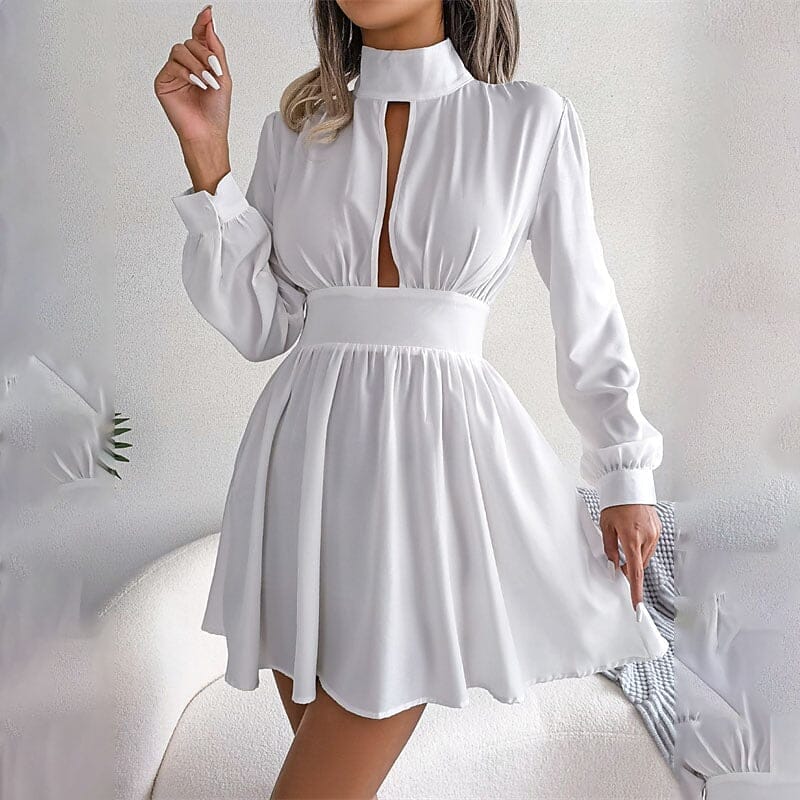 Turtleneck Mini Dress for Women