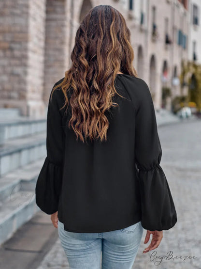 women’s autumn casual tops and for V-neck loose winter