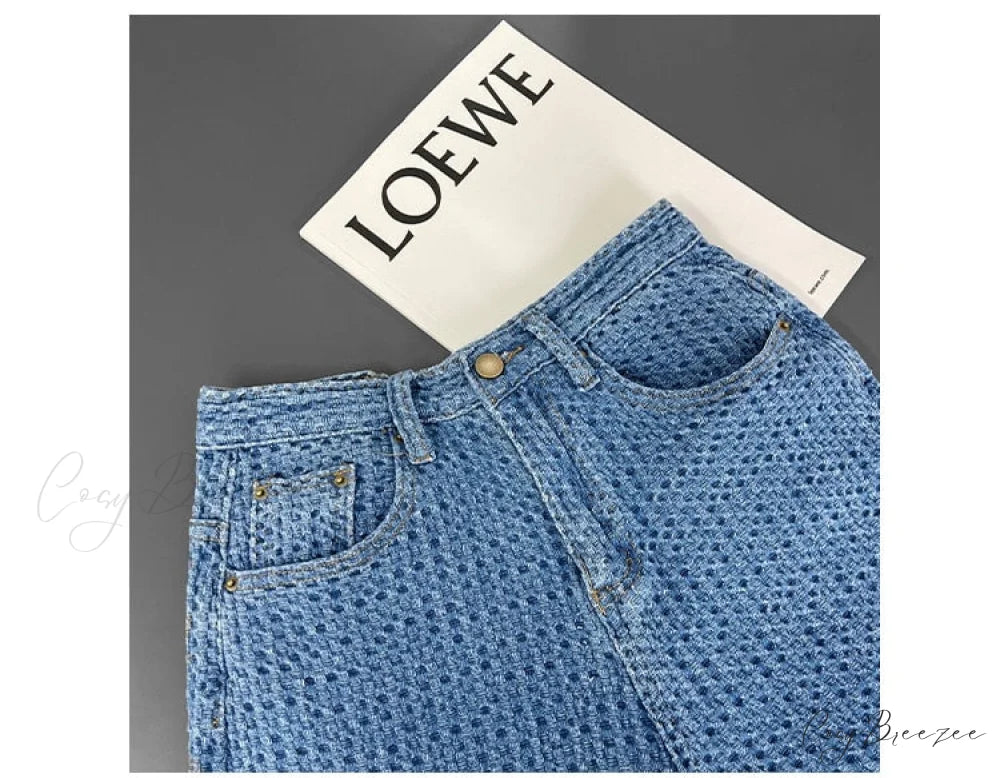 Women’s Baggy - Jeans Streetwear Waist High Denim Casual Trousers