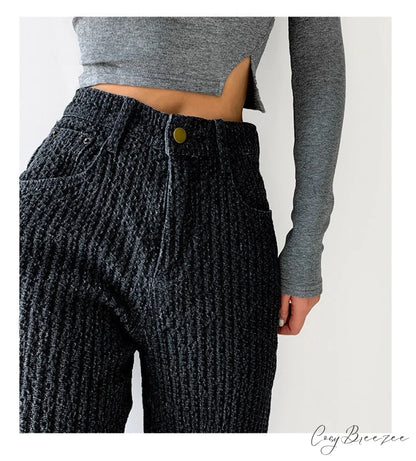 Women’s Baggy - Jeans Streetwear Waist High Denim Casual Trousers