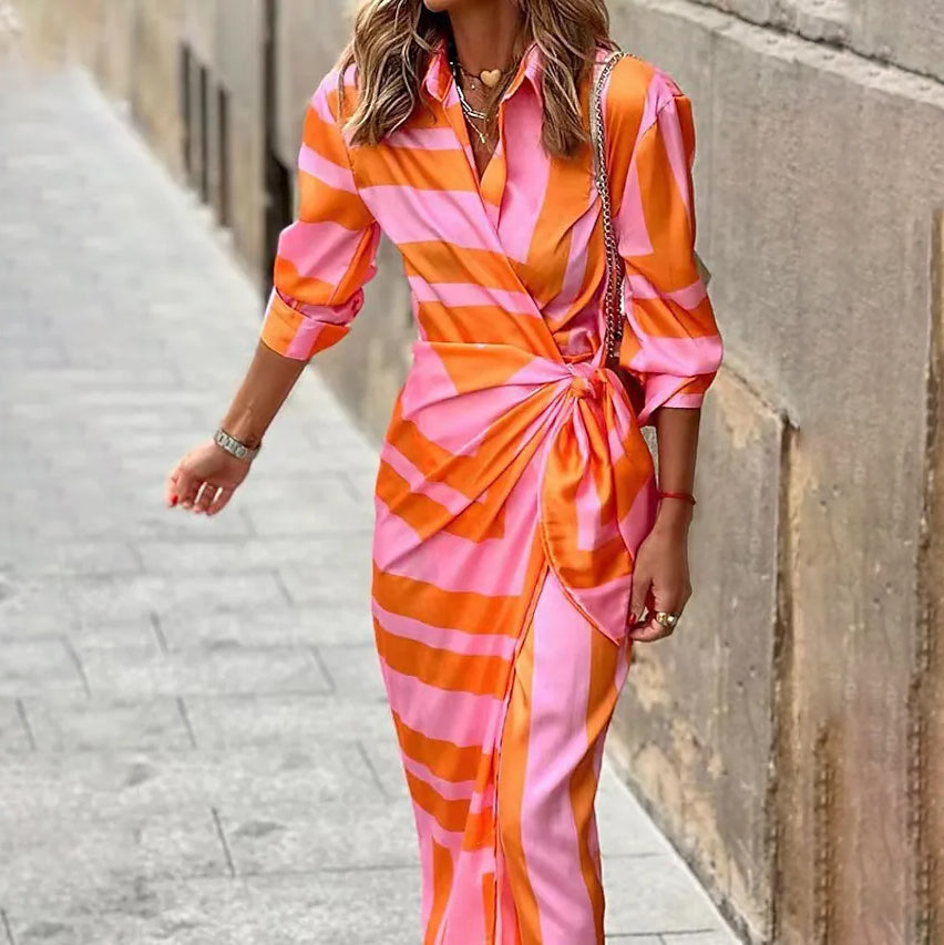 Boho Long Shirt Dress for Women