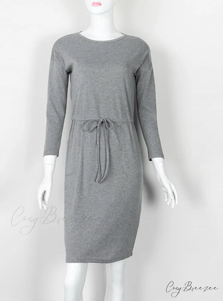 Women’s Knit Sweater Dress for Autumn