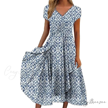 Women’s Long Chiffon Stitching Lace Female Bridesmaids Elegant Maxi Pure Color Round Neck Long Vestidos Dress WHITE / S