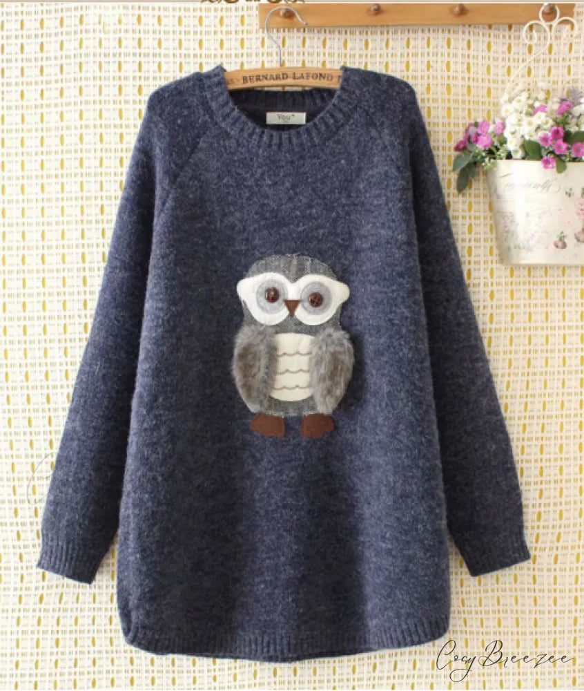 Women’s O Neck Long Sleeve Mini Sweater Dress XXL / GRAY