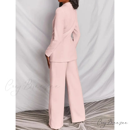 Women’s Regular Pocket Coat Formal Fashion Suit