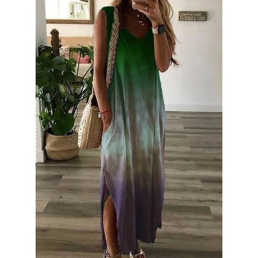 Women's Maxi Long Shift Dress