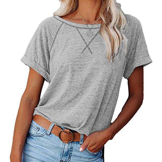 Blouse for Crewneck Brief Raglan Arm T Women