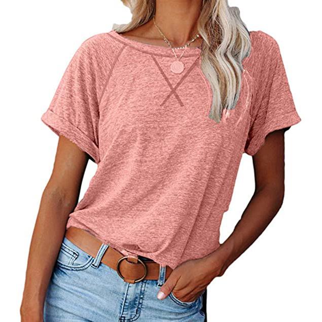 Blouse for Crewneck Brief Raglan Arm T Women