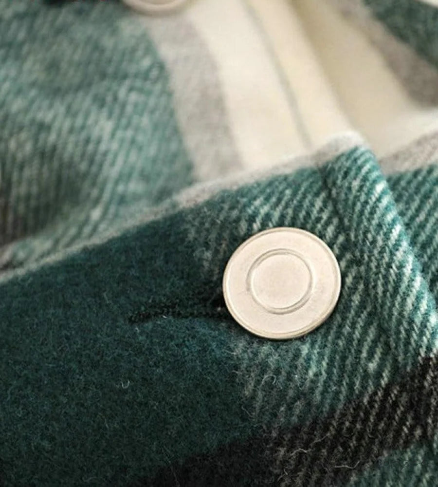 WOOL PLAID SHIRT