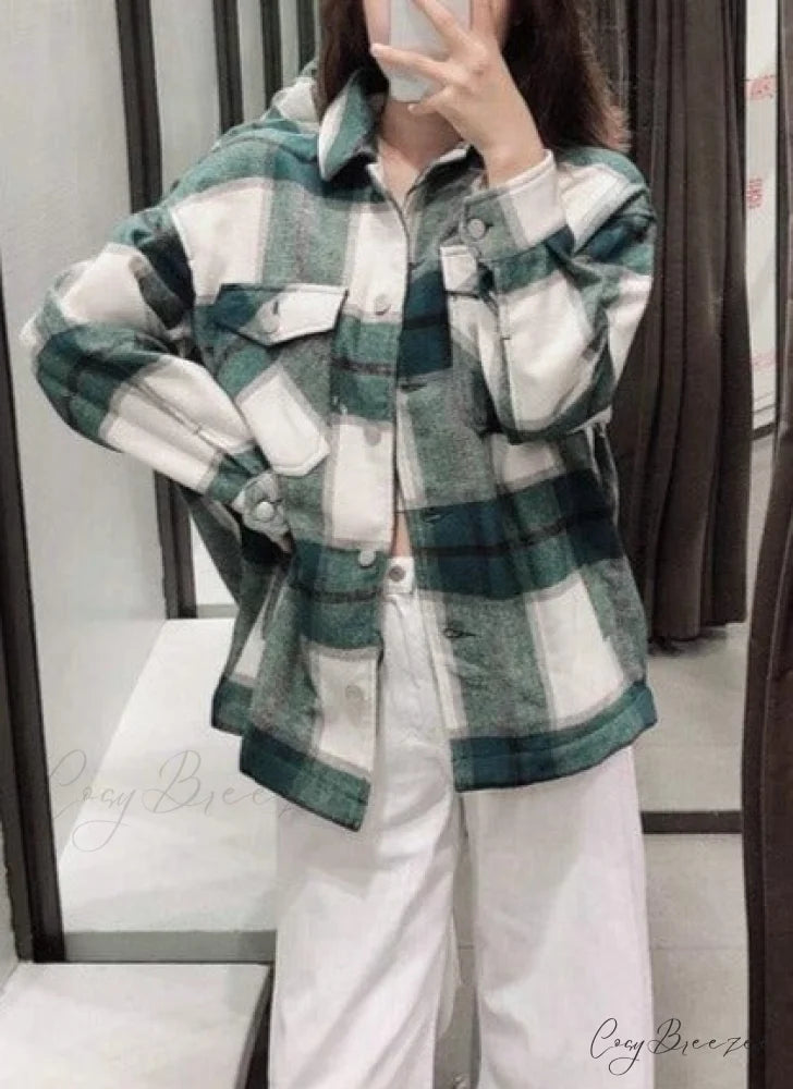 WOOL PLAID SHIRT