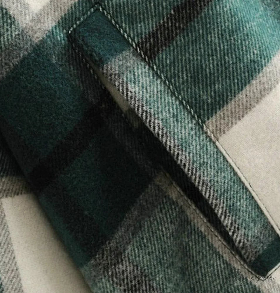 WOOL PLAID SHIRT