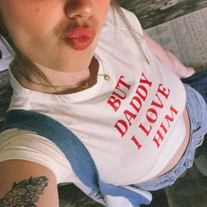 Y2K Dark Harajuku Baby Tee white8 / S t-shirt-250223