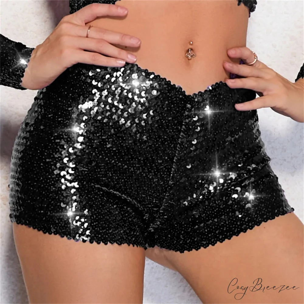 Y2K Fastened Sheer Vintage Short Black / S short-250223