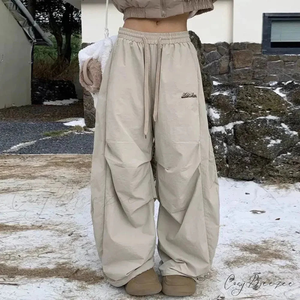 Y2K Harajuku Women Wide Leg Pants pants-241228