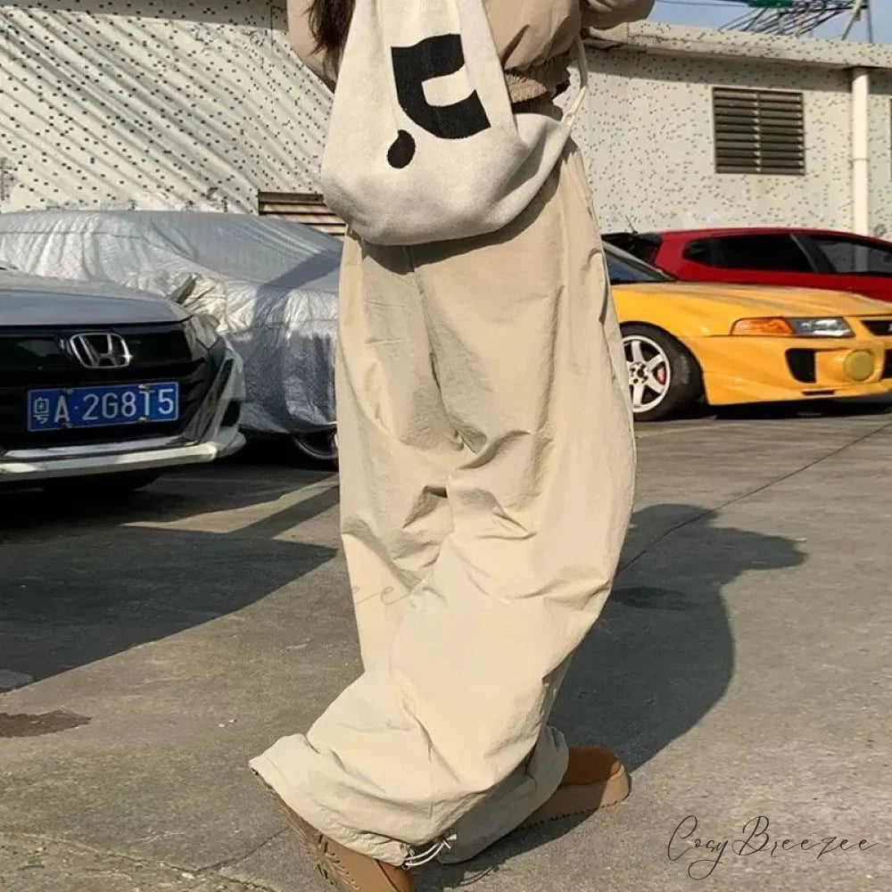 Y2K Harajuku Women Wide Leg Pants pants-241228