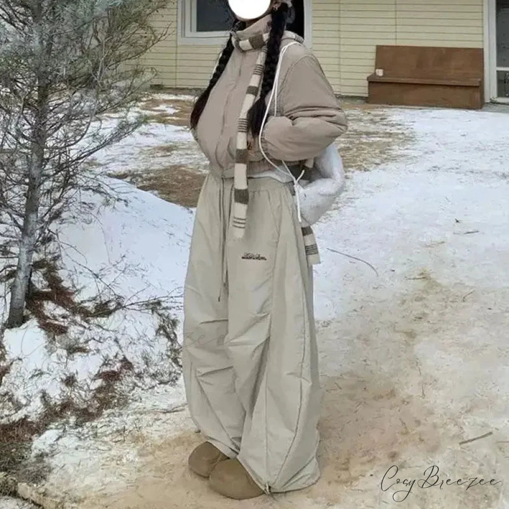 Y2K Harajuku Women Wide Leg Pants pants-241228