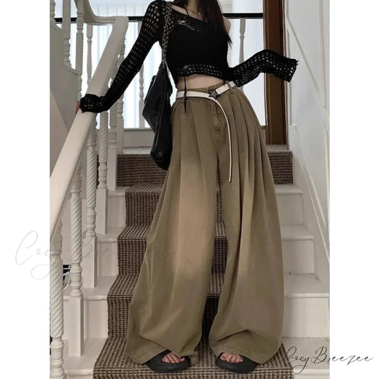 Y2K Oversized Cargo Baggy Women Pants pants-241228