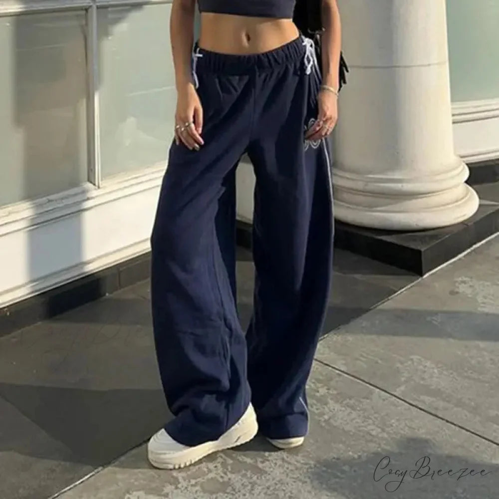 Y2K Oversized Sweatpants Joggers Pants pants-241228