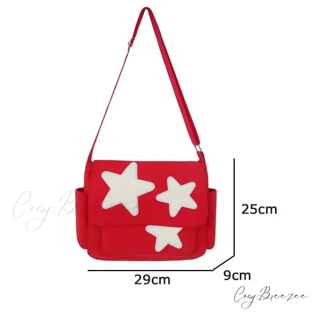 Y2K Star Crossbody Bag shoulder-250126