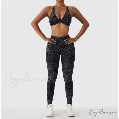 Yoga Pants Nylon Workout Elastic Gym Leggins black suits / S