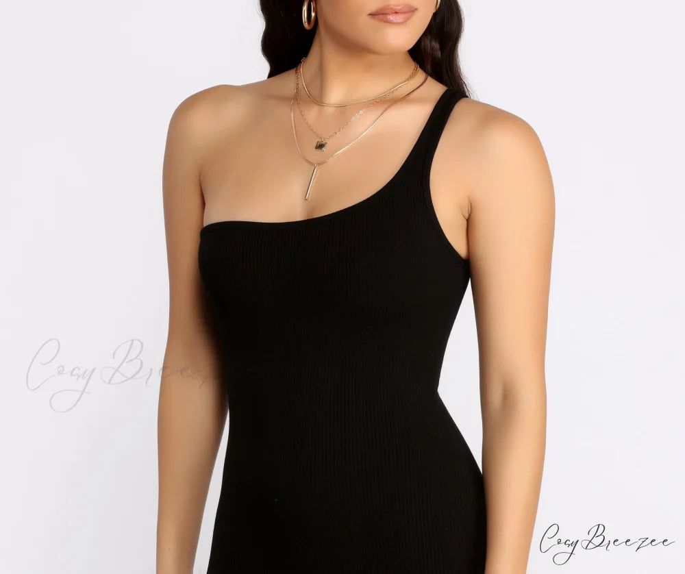 You’re The One Charming Bodycon Midi Dress
