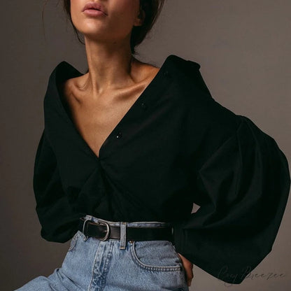 Yurena Blouse Black / S