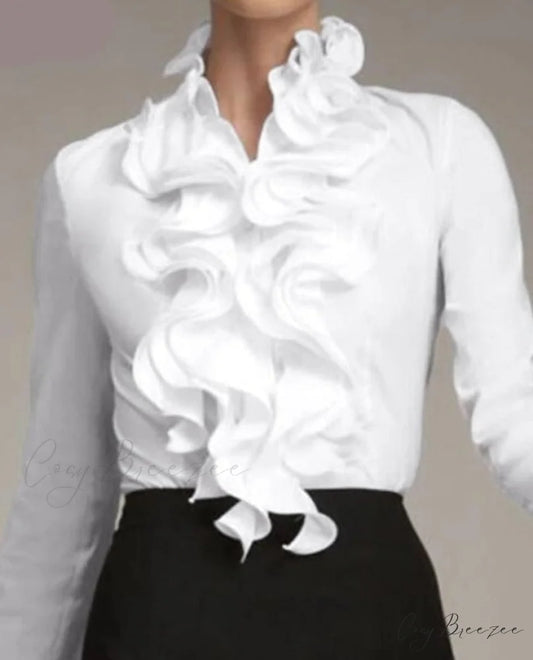ZANEA CHIC TOP S / white