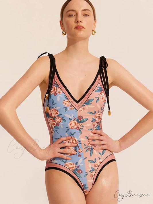 ZRTAK Push Up High Cut Monokini Swimsuit PK1 / S onepiece-250223